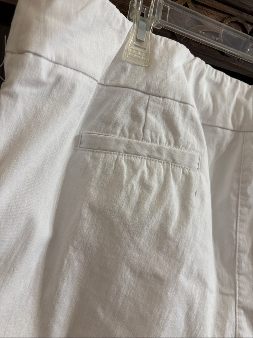Dana Buchman White Women's Pull-On Bermuda Shorts - Picture 7 of 9